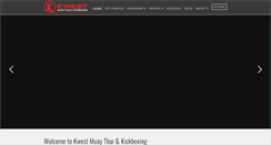 Desktop Screenshot of kwestkickboxing.com